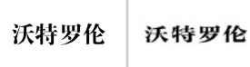 “沃特罗伦”商标无效宣告